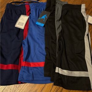 NWT Bundle of FOUR Pair of Mens Gym Shorts Size Small